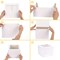 8" x 8" x 8" White Tall Layer Cake Bakery Boxes with Window Pastry Boxes